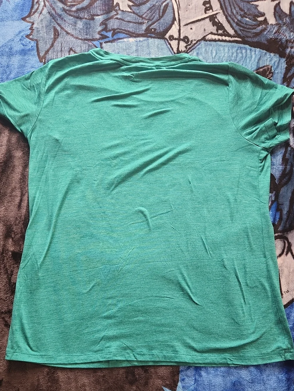 Reebok Short Sleeve Tees in Teal & Hot Pink Size Large